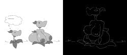peashooter (deadplants) from creepypasta by ligojune