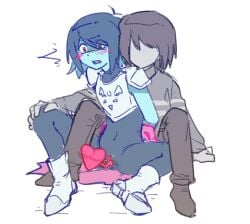 kris (dark world form) from deltarune by 74s f (artist)