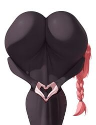 1girls 2d 2d_(artwork) ass ass_focus ass_in_dress bent_over big_ass bottom_heavy bubble_butt chainsaw_man dress fat_ass female female_only heart-shaped_butt huge_ass large_ass luunamito makima_(chainsaw_man) massive_ass png praise_da_booty_(meme) solo thick_ass thick_thighs wide_hips