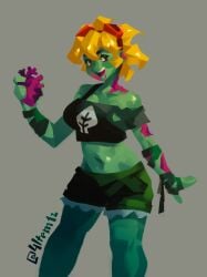 4ltem1z alternate_species anthro anthrofied ass big_breasts blood blood_on_face breasts caltemiz electronic_arts female flora_fauna gore huge_breasts plant plant_humanoid plantie plants_vs._zombies plants_vs_zombies popcap_games solar_flare_(pvz) sunflower_(pvz) video_game_character video_games zombie zombie_(pvz) zombie_girl zombification