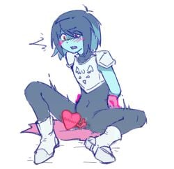 kris (dark world form) from deltarune by 74s f (artist)