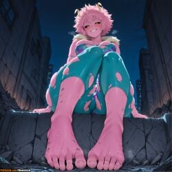 ashido mina from boku no hero academia by rinkoai