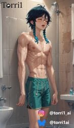 1boy abs ahe_gao ahegao_face ai_generated balls bath bathing bathroom biceps big_balls big_cock big_penis black_hair blue_hair blush closed_eyes cum cum_drip cum_dripping cum_dripping_from_penis cum_load cum_on_abs cum_on_body cum_on_muscles cum_on_self cumming cumming_on_self cumshot drool drool_on_face drooling ejaculating ejaculating_cum ejaculation erection excessive_cum fapping feeling_pleasured genshin_impact green_eyes honkai_(series) horny horny_face horny_male huge_balls huge_cock jerking_off jerkingoff large_pectorals lying_on_back male male_focus male_masturbation male_nipples male_only masturbate masturbation muscle_veins muscles muscular muscular_arms muscular_body muscular_legs muscular_thighs naked naked_male nipples nude nude_male one-handed_masturbation open_legs open_mouth orgasm orgasm_face pecs penis pleasure pleasure_face pleasured pleasured_face ripped_abs room seductive seductive_eyes seductive_look seductive_pose seductive_smile short_hair shower showering sitting sitting_down six_packs smile solo solo_focus solo_male sweating sweaty teenager testicles thighs tongue tongue_out torri1 uncensored uncensored_penis veins veins_on_dick veiny veiny_arms veiny_muscles veiny_penis venti_(genshin_impact) yaoi