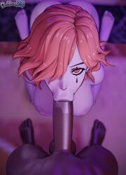 1boy 1girls 3d :>= ass balls bare_shoulders big_ass breasts church cock_worship completely_nude dark-skinned_male dark_skin dochaunt24 facial_mark facial_tattoo fellatio female female_focus femsub fire_emblem fire_emblem:_three_houses from_above gray_body gray_lips gray_lipstick grey_body grey_lips grey_lipstick hair_over_one_eye hands_on_own_knees happy_sub indoors interracial kneeling kneeling_oral_position kronya_(fire_emblem) large_breasts large_penis legs lipstick looking_at_viewer looking_up male male_pov maledom night nintendo nipples nude nude_female oral orange_hair pale-skinned_female pale_skin penis pov sex short_hair shoulders slave solo_focus tattoo testicles textless_version uncensored worship