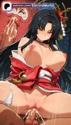 1boy 1girl 1girls 2026 ai_generated artist_name black_hair blush boobs breasts bust cervix chest choker clit clitoral_hood clitoris cock cross-section cum cum_in_pussy deep_penetration dick ejaculation electroworld exposed_clitoris exposed_nipples exposed_pussy fucking girl_on_top hair_ornament happy_sex hetero hi_res high_quality high_resolution highres hotori_(neverness_to_everness) intercourse internal_cumshot japanese_clothes juicy_pussy kimono long_hair love_making neverness_to_everness nipples nipples_outside overflow panties panties_around_one_leg patreon patreon_username penetration penis pussy red_eyes red_kimono sex sexual_intercourse smile solo_focus stable_diffusion testicles tight_pussy tits uncensored underwear urethra uterus vagina vaginal watermark x-ray