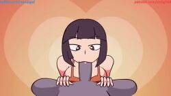 :>= animated blowjob bra breasts competition_animation_(minus8) looking_at_viewer minus8 music shorter_than_30_seconds sound straight tagme video yi_(minus8)