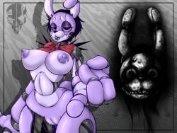 1female 1girls anthro big_breasts big_butt big_hands big_pussy big_thighs black_hair bonnie_(fnaf) drawkill drawkill_bonnie fanart female five_nights_at_freddy's five_nights_at_freddy's_2 fnaf freddyker furry furry_ass furry_bunny furry_ears furry_female furry_tail massive_boobs massive_thighs nude purple_body purple_eyes purple_hair purple_lipstick robot robot_girl robot_humanoid solo