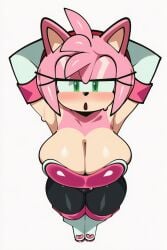 amy rose from sonic (series) by kimmythefem