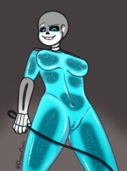 belt blue_body dippedsalt pov rule_63 sans skeleton underswap underswap_sans undertail undertale