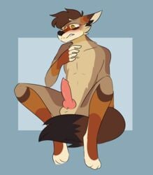 anthro canid canine canis coyote fur furry furry_only male male_only mammal solo tail umbreveon