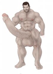 abs growth huge_balls huge_cock huge_testicles hunk hyper hyper_balls hyper_muscles hyper_penis hyper_testicles hypnicjerk hypnicjerk_(artist) male male_only muscle muscles muscular muscular_arms muscular_legs muscular_male muscular_thighs nipples