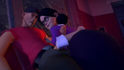 1boy 1girls 3d animated armpit armpit_sex black_hair canon_couple clothed female female_focus glasses male miss_pauling no_sound outercourse penis riversizd scout scout_(team_fortress_2) source_filmmaker straight team_fortress_2 valve video