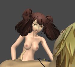 3d artist_request atlus breasts cowgirl_position kanji_tatsumi kujikawa_rise nude on_top persona persona_4 pigtails sex tagme xnalara