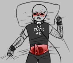 1male dippedsalt lightsaber_dick male_only sans skeleton tagme underfell underfell_sans undertail undertale