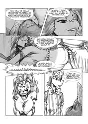 anthro anthrofied ass bakuhaku big_breasts bottomless bottomwear breasts carrot_cake_(mlp) cheating clothed clothing comic cucked_by_futa cuckold cup_cake_(mlp) dialogue equid equine female female_penetrated friendship_is_magic futanari hi_res infidelity intersex intersex/female intersex_penetrating intersex_penetrating_female looking_pleasured male mammal mature_female monochrome my_little_pony netorare ntr penetration penile penile_penetration penis_in_pussy pinkie_pie_(mlp) skirt straight_hair vaginal_penetration