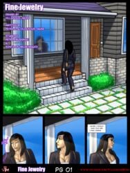 comic english_text page_1 petra_krushinski tagme villainous_muse