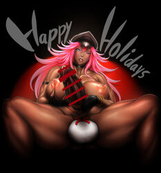 big_breasts big_penis chinbotsu dickgirl futa_only futanari holidays muscular_female poison_(final_fight)