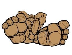 ass balls bara ben_grimm big_ass big_butt big_penis butt butthole feet foot_fetish foot_focus gay golem koki_1 marvel marvel_rivals muscular_male naked penis presenting_ass rock taint the_thing_(marvel) the_thing_(marvel_rivals)