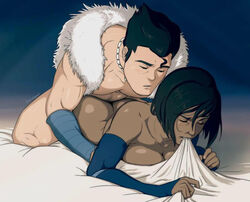 1boy 1boy1girl 1girls ambiguous_penetration arm_sleeves ass avatar_legends balls bed biceps big_ass big_breasts big_butt biting_sheets black_hair bob_cut bolin breast_press breasts brown_hair brown_skin bubble_ass bubble_butt cleavage closed_eyes clothing cosplay dark-skinned_female dark_skin deltoids doggy_style dominant_male duo enjoying female female_penetrated femsub fit_female frailelement from_behind front_view grabbing_sheets human human_only interracial korra large_breasts light-skinned_male light_skin looking_pleasured lying lying_on_bed lying_on_person lying_on_stomach male male/female male_penetrating muscle muscles muscular muscular_female muscular_male naked necklace nickelodeon nude nude_female nude_male nuktuk on_bed pinned_down pleasure_face pubic_hair roleplay sex sheet_bite sheet_grab short_hair shoulder_length_hair smooth_skin straight submissive_female the_avatar the_legend_of_korra water_tribe white_fur white_sheets