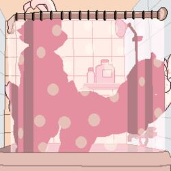 ambiguous_penetration animated anthro anthro_only asgore_dreemurr asgoriel balls bathtub boss_monster bovid caprine deltarune digital_media_(artwork) female genitals gif goat male male/female mammal married_couple overweight overweight_female overweight_male penetration pixel_art sex shower shower_curtain shower_head shower_sex silhouette smush-sin straight tagme toriel undertale video_games