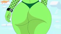 alien animated ass ass_focus backview big_ass big_butt bubble_ass bubble_butt butt_focus cartoon_network coldarsenal crystal_thots fat_ass fat_butt female female_only fishnet_sleeves gem_(species) gif green_skin large_ass large_butt peridot_(steven_universe) prostitute rear_view steven_universe steven_universe_future thick_ass thick_thighs thong walking wide_hips