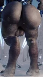 1boy 3d 9:16 alien animated anthro anus ass ass_focus ass_shake big_ass big_butt bottomless butt chittercg deepspacebug from_behind gay halo_(series) male male_only male_sangheili_(halo) penis perineum sangheili shorter_than_10_seconds solo sound vertical_video video