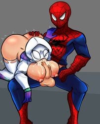 areolae ass_grab balls ben_styles big_ass big_breasts big_nipples big_penis blowjob cum cum_in_mouth faceless_male gazelle_walkin littlewitchnsfw marvel nipples outercourse paizuri spider-boy spiderboyreal the_amazing_spider-boy weaver