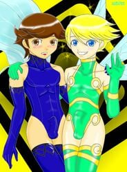 2boys crossdressing crossdressing_male femboy ken_amada kuma male male_only megami_tensei persona persona_3 persona_4 teddie whitt