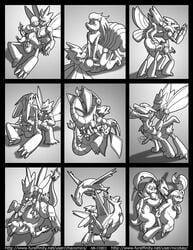 anthro bayleef blaziken chacomics charizard charmander flygon furry latias latios lucario male_only ninetales nintendo pokemon pokemon_(species) pokemon_dppt pokemon_gsc pokemon_rgby pokemon_rse scizor scyther straight_hair