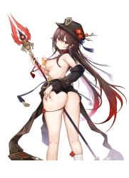 1girls female genshin_impact hu_tao_(genshin_impact) kiriko_(araragikoyomi) solo solo_female tagme
