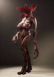 1girls 3d big_breasts dead_by_daylight demogorgon female_demogorgon_(stranger_things) huge_breasts looking_at_viewer monster_girl stranger_things vexonair