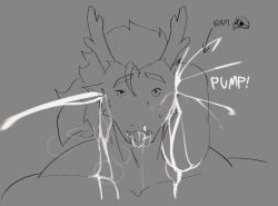 anthony_drescar_(markusd) bodily_fluids bovid caprine cum cum_in_ear cum_inside dragon ear ear_penetration eastern_dragon enti_orasia_(entitropy) genital_fluids genitals horn humanoid_genitalia humanoid_penis mammal markusd mythological_creature mythological_scalie mythology penetration penis scalie sheep