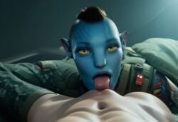 2girls ai_generated avatar avatar:_the_way_of_water blue_skin female human_female istoleurmom1 licking_pussy na'vi oral_sex pussy recombinant yellow_eyes yuri z-dog zdinarsk