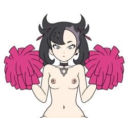1girls 2022 2d 2d_animation animated black_hair black_hair_female blinking bouncing_breasts breasts choker cowgirl_position earring female gravelurkertsk implied_sex longer_than_5_seconds looking_at_viewer marnie_(pokemon) mp4 no_sound nude nude_female pokemon pokemon_ss pom_poms pov short_animation shorter_than_10_seconds tagme video white_background