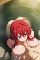 blowjob nude penis red_hair rias_gremory