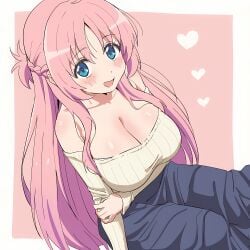 1girls megami-ryou_no_ryoubo-kun pink_hair saotome_atena tagme
