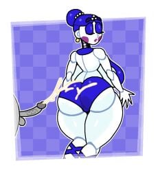 ballora ballora_(fnafsl) crushtrap cum cum_on_ass cum_on_body cumshot five_nights_at_freddy's five_nights_at_freddy's:_sister_location fnaf