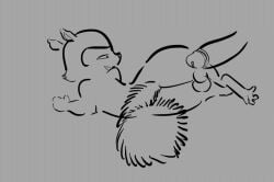 2boys animated anthro dreamworks dreamworks_animation duo gay genitals human male male/male male_only mammal over_the_hedge paramount_pictures penis procyonid raccoon ram_satinga rj_(over_the_hedge) yaoi