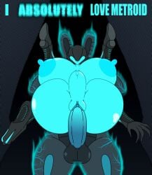 1boy 1boy1girl 1girls big_breasts big_dick big_penis brian_(thespiderbunny) dark_samus erect erect_nipples huge_breasts huge_cock metroid nintendo penis_bulge pointy_nipples spoodydood stomach_bulge vaginal_penetration vaginal_sex