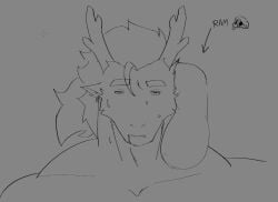 anthony_drescar_(markusd) bovid caprine dragon ear ear_penetration eastern_dragon enti_orasia_(entitropy) genitals horn humanoid_genitalia humanoid_penis mammal markusd mythological_creature mythological_scalie mythology penetration penis scalie sheep