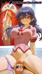 1boy 1girls 2025 ai_generated artist_name bakemonogatari breasts bust cervix chest clit clitoral_hood clitoris cock cowgirl_position cross_section cum cum_in_pussy dick ejaculation electroworld exposed_clitoris exposed_pussy eyebrows_visible_through_hair female fucking hair_ribbon hi_res high_quality high_resolution highres intercourse internal_cumshot juicy_pussy kanbaru_suruga long_hair love_making low_twintails male monogatari_(series) navel overflow panties patreon patreon_username penetration penis purple_panties pussy red_eyes ribbon sex sexual_intercourse smile solo_focus stable_diffusion straddling straight tight_pussy twintails uncensored underwear uterus vagina vaginal_penetration watermark x-ray