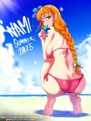 nami (one piece) from one piece by opalisart