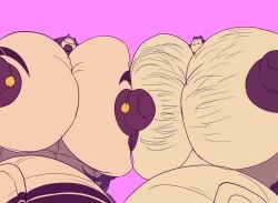 2boys burningblaze121 hairy hairy_male hyper hyper_balls hyper_muscles hyper_penis hyper_testicles levionb123 muscles muscular muscular_male nintendo pokémon_(species) pokemon pokemon_(species) snorlax