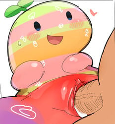 absurd_res blush bodily_fluids chi-tan cum cum_in_pussy cum_inside duo female female_penetrated genital_fluids genitals heart hi_res human male male/female male_penetrating male_penetrating_female mammal mascot multicolored_body open_mouth open_smile penetration penis pussy rinrin_(pixiv) sex simple_background smile unknown_species vaginal_penetration vaginal_penetration