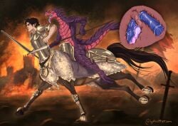 absurd_res anal anal_sex anthro armor battle breghar_(drakengarth) centaur dildo dildo_in_ass dildo_in_slit dildo_insertion docking double_penetration dragon equid equid_taur european_mythology fionn_(drakengarth) greek_mythology hi_res hooves humanoid_taur lykostherium male male_penetrated mammal mammal_taur melee_weapon mythological_creature mythological_scalie mythology object_in_ass penetration penile polearm riding riding_dildo riding_on_back scalie sex sex_toy sex_toy_in_ass sex_toy_in_slit sex_toy_insertion slit_penetration slit_play spear sword tail taur weapon