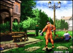 2018 ass ekde joe_higashi king_of_fighters male male_only naked pixel_art tagme whip_(kof)