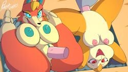 2girls animal_crossing animated animated_gif anthro arms_up ass audie_(animal_crossing) big_ass big_breasts bottom_heavy bouncing_breasts breasts bubble_butt disembodied_penis fat_ass female furry furry_only gif hands_behind_head huge_ass jiggle jiggling_breasts large_ass legs_up looking_pleasured nude nude_female plaga pussy sex tammy_(animal_crossing) thick_ass thick_thighs thunder_thighs vaginal_penetration wide_hips