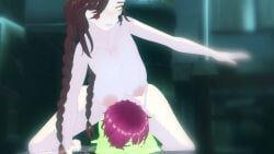 3d_animation alter(oc) big_breasts brunette_hair freckles from_behind futa_on_female goblin_female green_skin kleinvoimond long_ears long_hair moaning nipples on_the_floor one_eye_closed pubic_hair short_hair shorter_than_30_seconds shortstack tagme vaginal_sex video
