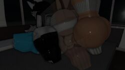 3boys 3d animated axolotl big_ass big_balls big_penis blocky_body blush cat_ears deepthroat femboy gay glasses heart_cutout james_(yopimz) love_train male redpurr_(oc) roblox robloxian tagme thick_thighs tights video white_gloves white_hair white_socks yopi_(yopimz) yopimz