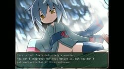 2d blush censored cowgirl_position cum cum_in_pussy cumming_while_penetrating freezing game_cg hakika leaf_geometry male_protagonist_(sequel) mosaic_censoring reverse_rape sequel_(series) sequel_blight snow-character:woman_(sequel) snow-woman_(sequel) tagme vaginal_penetration video
